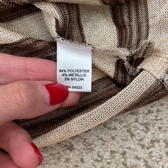 NWT Banana Republic Metallic Knit Tank, XS - Picture 8 of 11